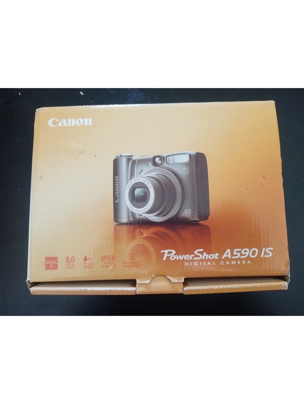 Canon PowerShot A590 IS 8.0MP Digital Camera - Gray